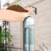 Yescom 39"x 39" Door Window Outdoor Awning Patio Cover UV Rain Snow Protection Polycarbonate Hollow Sheet   